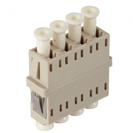 4cabling Lc/ Lc Om1 Coupler Quad Ceramic Sleeve Multimode 015.002.0007