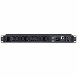 CyberPower Monitored Epdu PDU31005 1RU Horizontal 16Amp Input - Snmp Network Connection - 8x Iec-320 C13 Out -Iec-320 C20 In - 2 Yrs Adv. Replacement Wty PDU31005