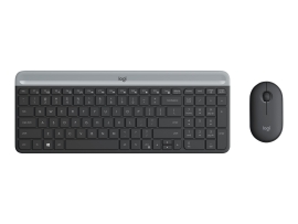 Logitech MK470 Slim Wireless Keyboard And Mouse COMBO,2.4 Ghz Receiver,Graphite - 1YR Wty 920-009182