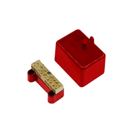 4C | Active Link 100A 500V 7 Hole | Red 040.050.0016