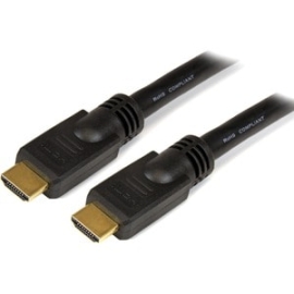 StarTech.com 25 Ft High Speed HDMI Cable - Ultra Hd 4k X 2k HDMI Cable - HDMI To HDMI M/M - Cable For Blu-ray Player, Hdtv, Dvd Player, Stereo Receiver, Projector, Tv - First End: 1 X 19-pin HDMI Digital Audio/Video - Male - Second End: 1 X 19-pin HDMI D