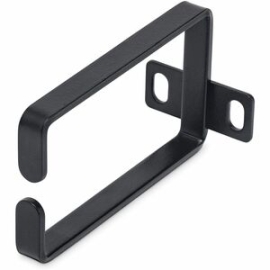 1U Vertical 2.2 X 3.9in Server Rack Cable Management D-Ring Hook W/ Flexible Opening - Network Rack-Mount Cord Organizer Ring (CMHOOK1U) CMHOOK1U