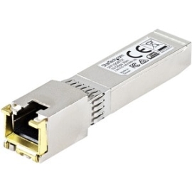 StarTech.com Sfp+ - 1 X Rj-45 Duplex 10GBase-T Network LAN - 1 Each - For Data Networking - Twisted Pair10 Gigabit Ethernet - 10GBase-T - Hot-pluggable, Hot-swappable SFP10GBTST