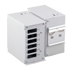 DIN-Rail Fobot / Splice Distributor With Metal Casing For DIN-Rail 017.121.0501