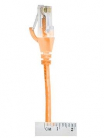 4Cabling 4m Cat 6 RJ45 RJ45 Ultra Thin LSZH Network Cables: Orange 004.004.5018