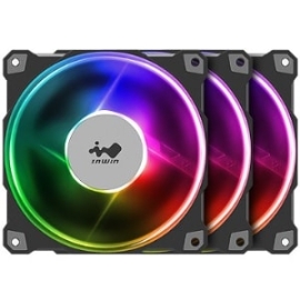 In Win Jupiter Iw-Fn-Aj120-3Pk 3 Cooling Fan - Motherboard - 120 Mm Maximum Fan Diameter - 3 X Fan(s) - 119.47m³/h Maximum Airflow - 1800 Rpm - Long Life Sleeve Bearing - 4-Pin - Argb LED - Polybutylene Terephthalate (Pbt), Polycarbonate - 3.4 Year Life