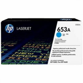 HP 653A Cyan Original LaserJet Toner Cartridge CF321A