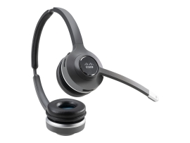 Cisco - 562 Wireless Dual Headset, Multi Base Station Eu CP-HS-WL-562-M-EU=