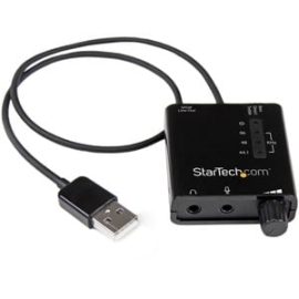 StarTech.com External Sound Box - 24 Bit Dac Data Width - 5.1 Sound Channels - External - Via VT1630A - USB 2.0 - 91 DB - 96 KHz Maximum Playback Sampling Rate ICUSBAUDIO2D