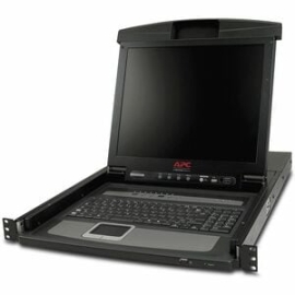 17IN Rack LCD Console With Integrated 8 Port Analog Kvm Switch AP5808