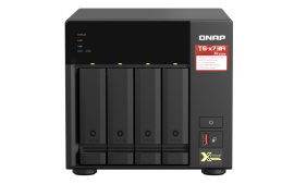 QNAP TS-473A-8G 4-Bay NAS, AMD V1500B quad-core 2.2 GHz processor, 8GB DDR4 RAM (max 64GB),