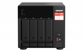 QNAP 4-BAY NAS (NO DISK) AMD QC 2.2GHz, 8GB, 2.5GbE(2), M.2(2), TWR, 3YR WTY TS-473A-8G