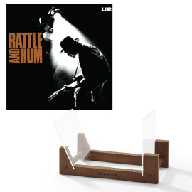 U2 Rattle And Hum - Vinyl Album & Crosley Record Storage Display Stand UM-8422991-BS