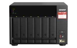 QNAP TS-673A-8G,6-bay NAS, AMD Ryzen V1000 series V1500B 4C/8T 2.2GHz, 8GB DDR4 RAM(Max. 64GB),