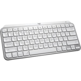 Logitech Mx Keys Mini For Mac Keyboard - Wireless Connectivity - Pale Gray - Mx Keyswitch - Bluetooth - 10 M - Emoji Hot Key(s) - Mac 920-010528