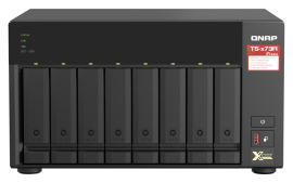 QNAP TS-873A-8G, 8-bay NAS, AMD Ryzen V1000 series V1500B 4C/8T 2.2GHz,