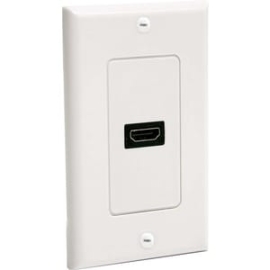 StarTech.com Hdmiplate Faceplate - White - 1 - 1-gang - 2 X HDMI Port(s) HDMIPLATE