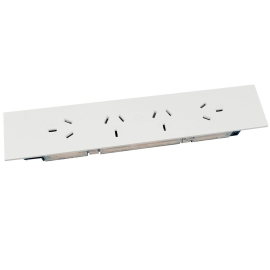 Oe Elsafe: Qikfit Quad Auto Switched Power Outlet - 4 X Gpo: White 015.020.0054