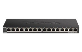 D-Link 16-P Low Profile Unmanaged Switch DGS-1016S