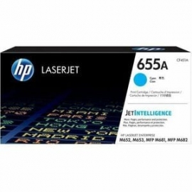 HP 655A Cyan Original LaserJet Toner Cartridge CF451A