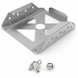 Mac Mini Security Mount Silver - 75 X 75, 100 X 100 - Vesa Mount Compatible - Aluminium MMEN76