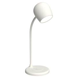 Kreafunk Ellie Lamp W/ Qi Charger And Bluetooth Speaker - White KFEW01