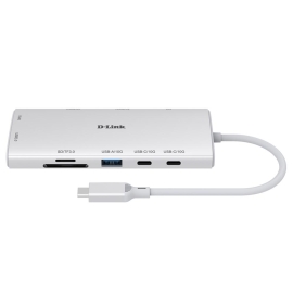 D-Link 10-in-1 Usb-c Hub With Dual 4K DUP-A01