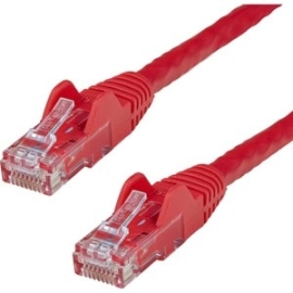 StarTech 7.5m CAT6 Ethernet Cable - Red Snagless Gigabit - 100W PoE Utp 250Mhz Category 6 Patch Cord Ul Certified Wiring/TIA - 7.5m Red CAT6 Ethernet Cable Delivers Multi Gigabit 1/2.5/5Gbps & 10Gbps Up To 160ft - 250Mhz - 24 Awg Stranded 100% Copper Ul