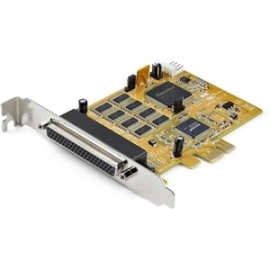 8-Port PCI Express RS232 Serial Adapter Card - PCIe RS232 Serial Card - 16C1050 Uart - Multiport Serial DB9 Controller/Expansion Card - 15kV Esd Protection - Windows & Linux (PEX8S1050) PEX8S1050