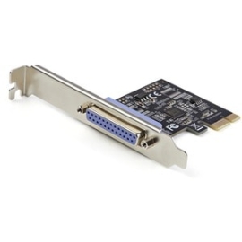 StarTech.com Parallel Adapter - Half-height/Low-profile Plug-in Card - 1 - PCI Express 2.0 X1 - Pc, Linux - 1 X Number Of Parallel Ports External PEX1P2