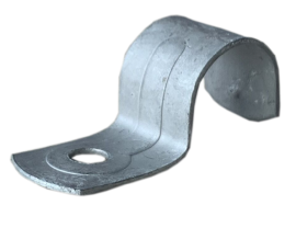 4C | Half Saddle Hot Dipped Galvanized Steel 25mm - 100 Pack 040.050.0036