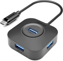 Benfei 371BK Usb-c 4-port USB 3.0 Hub ELEBEN371BK