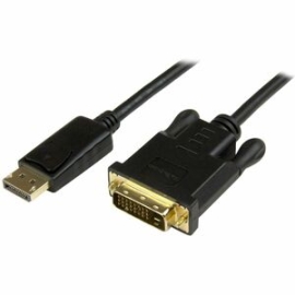 StarTech.com DisplayPort To Dvi Converter Cable - DP To Dvi Adapter - 3ft - 1920x1200 - Cable For Video Device, Monitor, Projector, Ultrabook - First End: 1 X 20-pin DisplayPort Digital Audio/Video - Male - Second End: 1 X 25-pin Dvi-D Digital Video - Ma