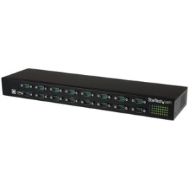 StarTech.com USB To Serial Hub - 16 Port - Com Port Retention - Rack Mount And Daisy Chainable - USB To RS232 Hub - Convert A USB Port Into 16 RS232 Serial Ports In An Industrial Rack-mountable Chassis, And Daisy Chain Multiple Hubs For A Scalable Soluti
