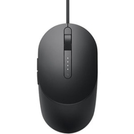 Dell Wired Laser Mouse MS3220 - Black - Cable - 3200 Dpi - Scroll Wheel - Right-handed 570-ABDY