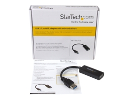 Startech USB To VGA External Graphics Card W On-Board Driver Install 2YR USB32VGAV