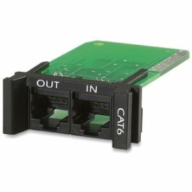 Replaceable. Rackmount. 1U. Cat 6 Network Surge Protection Module PNETR6