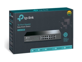 Tp-Link 16-Port Easy Smart Gigabit Switch, Metal Case, 5YR TL-SG1016DE