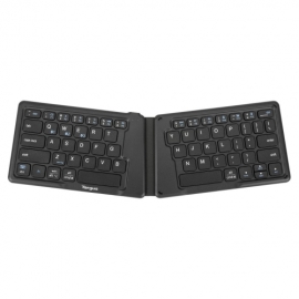 Targus Wireless Folding Keyboard - Antimicrobial - Bluetooth - US AKF003US