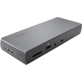 Kensington SD5700T Thunderbolt 4 Docking Station for Notebook/Monitor - 90 W - 2 Displays Supported - 8K, 4K - 7680 x 4320, 3840 x 2160 - 7 x USB Ports - 4 x USB 2.0 - 7 x USB Type-A Ports - USB Type-A - USB Type-C - 1 x RJ-45 Ports - Network (RJ-45)  K35
