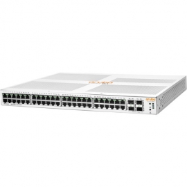 HPE Aruba Instant On 1930 48 Ports Manageable Ethernet Switch - Gigabit Ethernet, 10 Gigabit Ethernet - 10/100/1000Base-T, 10GBase-X - 3 Layer Supported - Modular - 36.90 W Power Consumption - Twisted Pair, Optical Fiber - 1U High - Rack-mountable - L JL6