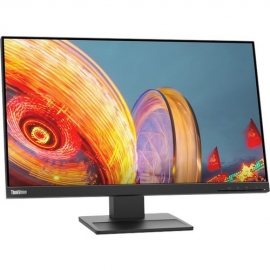 Lenovo THINKVISION E24Q-20 23.8IN QHD (16:9) IPS HT ADJ SWIVEL TILT PIVOT IN(DP+HDMI) AUDIO OUT CABLE(HDMI) 3YR 62CFGAR1AU