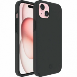 Incipio Duo Case for Apple iPhone 15 Plus Smartphone - Soft-Touch Texture - Black - Scratch Resistant, Bacterial Resistant, Impact Resistant, Drop Resistant, Bump Resistant IPH-2120-BLK