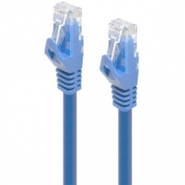 Alogic 50 cm Category 6 Network Cable for Network Device - First End: 1 x RJ-45 Network - Male - Second End: 1 x RJ-45 Network - Male - 1 Gbit/s - Patch Cable - Gold Plated Contact - 24 AWG - Blue C6-0.5-BLUE