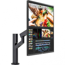 LG 28MQ780-B 28" Class SDQHD LCD Monitor - 16:18 - 27.6" Viewable - Nano In-plane Switching (Nano IPS) Technology - 2560 x 2880 - 1.07 Billion Colors - 240 cd/m² - 5 ms - HDMI - DisplayPort - USB Hub, KVM Switch 28MQ780-B