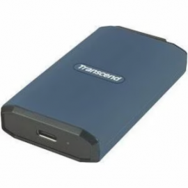 Transcend ESD410C 1 TB Solid State Drive - External - Dark Blue - Desktop PC, Notebook, Gaming Console Device Supported - USB 3.2 (Gen 2) Type A, USB 3.2 (Gen 2) Type C - 2000 MB/s Maximum Read Transfer Rate - 256-bit AES Encryption Standard - 5 Year  TS1