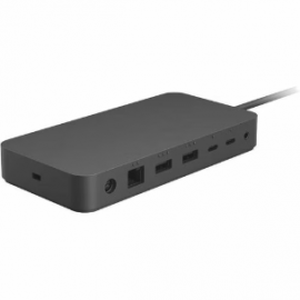 Microsoft Thunderbolt 4 Docking Station for Webcam/Tablet/Notebook/Smartphone/Monitor - 165 W - 2.0 Displays Supported - 4K - 3840 x 2160 - 6 x USB Ports - 3 x USB Type-A Ports - USB Type-A - 3.0 x USB Type-C Ports - USB Type-C - 1 x RJ-45 Ports - Net T8I