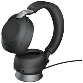 Jabra Evolve2 85 Wireless Over-the-head Stereo Headset - Black - Binaural - Supra-aural - Bluetooth 28599-989-989