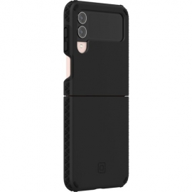 Incipio Grip Case for Samsung Galaxy Z Flip4 Smartphone - Black - Drop Resistant, Crack Resistant, Scratch Resistant, Discoloration Resistant, Slip Resistant, Impact Resistant, Bacterial Resistant SA-2043-BLK