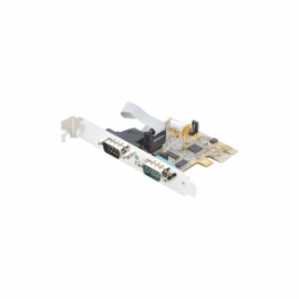 StarTech.com Serial Adapter - Low-profile Plug-in Card - PCI Express x1 - PC, Linux - 2 x Number of Serial Ports External 21050-PC-SERIAL-CARD